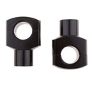 CNC Motorcycle 25mm 1" Handlebar Risers Universal for Cruise Chopper Black