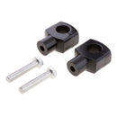 CNC Motorcycle 25mm 1" Handlebar Risers Universal for Cruise Chopper Black