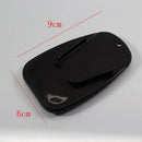Black Motorcycle Kickstand Plate Pad Stand Side Kick Bike for Suzuki Sport
