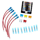 10 Way Circuit Automotive Car Boat Blade Fuse Box Block Holder with Cover