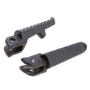 Black Front Rider Foot Pegs Bracket For Honda CBR600RR 2003-2006