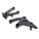 Black Front Rider Foot Pegs Bracket For Honda CBR600RR 2003-2006