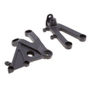 Black Front Rider Foot Pegs Bracket For Honda CBR600RR 2003-2006