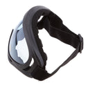 Motorcycle Ski Windproof Snowmobile Snowboard UV400 Goggles Clear Lens