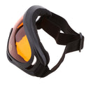 Windproof Bike Googles Motorcycle Outdoor Ski Snowboard Eyewear Yellow Lens