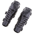 Knee Pads, Adjustable Long Leg Sleeve Gear Crashproof Antislip Protective Shin Guards for Motorcycle Mountain Biking-1 Pair Black