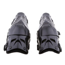 Knee Pads, Adjustable Long Leg Sleeve Gear Crashproof Antislip Protective Shin Guards for Motorcycle Mountain Biking-1 Pair Black