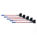 5X 10A Add a Circuit ATO ATC ACS Low Profile Mini Blade Fuse Holder Back Tap