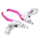 Left & Right Brake Lever Fit for 2 Stroke 49cc Dirt Bikes Pocket Bike Purple