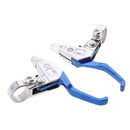 Left & Right Brake Lever Fit for 2 Stroke 49cc Dirt Bikes Pocket Bike Blue