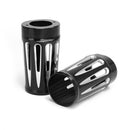 PAIR CNC Cut Billet Fork Boot Slider Cover Cow For Harley Touring 2014-2016