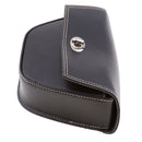Single Black PU Leather Motorcycle Side Saddlebags Saddle Bag Pannier for Harley