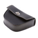 Single Black PU Leather Motorcycle Side Saddlebags Saddle Bag Pannier for Harley