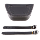 Single Black PU Leather Motorcycle Side Saddlebags Saddle Bag Pannier for Harley