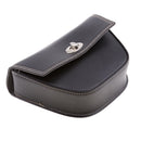 Single Black PU Leather Motorcycle Side Saddlebags Saddle Bag Pannier for Harley
