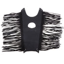 Black PU Leather Universal Motorcycle Tank Chap Cover Panel Bra Bib Bag Waterproof