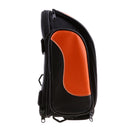 PU Leather Motorcycle Saddle Bag Motorcycle Rack for Harley Cruiser Orange