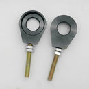 2x 15mm Metal Alloy Motorcycle Chain Adjuster Tensioner Block for Pit Dirt Bike Quad ATV Motor