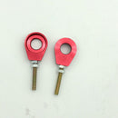 2Pcs Chain Adjuster Tensioner Block Replaces Parts for Motorcycle Motorbike Dirt Bike Quad ATV - 15mm Red