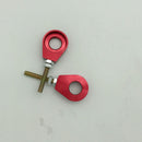 2Pcs Chain Adjuster Tensioner Block Replaces Parts for Motorcycle Motorbike Dirt Bike Quad ATV - 15mm Red