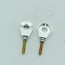 2x 12mm Metal Alloy Motorcycle Chain Adjuster Tensioner Block for Pit Dirt Bike Quad ATV Motor
