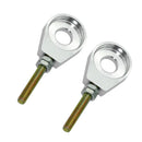 2x 12mm Metal Alloy Motorcycle Chain Adjuster Tensioner Block for Pit Dirt Bike Quad ATV Motor