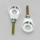 2x 12mm Metal Alloy Motorcycle Chain Adjuster Tensioner Block for Pit Dirt Bike Quad ATV Motor