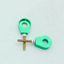2x 12mm Metal Alloy Motorcycle Chain Adjuster Tensioner Block for Pit Dirt Bike Quad ATV Motor