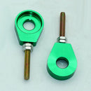 2x 12mm Metal Alloy Motorcycle Chain Adjuster Tensioner Block for Pit Dirt Bike Quad ATV Motor