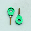 2x 12mm Metal Alloy Motorcycle Chain Adjuster Tensioner Block for Pit Dirt Bike Quad ATV Motor