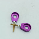 2x 12mm Metal Alloy Motorcycle Chain Adjuster Tensioner Block for Pit Dirt Bike Quad ATV Motor