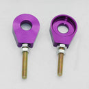 2x 12mm Metal Alloy Motorcycle Chain Adjuster Tensioner Block for Pit Dirt Bike Quad ATV Motor