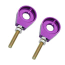 2x 12mm Metal Alloy Motorcycle Chain Adjuster Tensioner Block for Pit Dirt Bike Quad ATV Motor