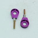 2x 12mm Metal Alloy Motorcycle Chain Adjuster Tensioner Block for Pit Dirt Bike Quad ATV Motor