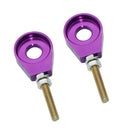 2x 12mm Metal Alloy Motorcycle Chain Adjuster Tensioner Block for Pit Dirt Bike Quad ATV Motor