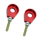 2x 12mm Metal Alloy Motorcycle Chain Adjuster Tensioner Block for Pit Dirt Bike Quad ATV Motor