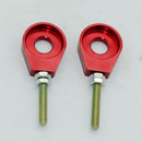 2x 12mm Metal Alloy Motorcycle Chain Adjuster Tensioner Block for Pit Dirt Bike Quad ATV Motor