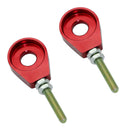 2x 12mm Metal Alloy Motorcycle Chain Adjuster Tensioner Block for Pit Dirt Bike Quad ATV Motor