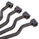 Black Metal Saddle Bag Support Bars Mounts Bracket Set for Motorcycle Motorbike