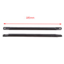 Black Metal Saddle Bag Support Bars Mounts Bracket Set for Motorcycle Motorbike