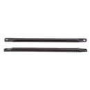 Black Metal Saddle Bag Support Bars Mounts Bracket Set for Motorcycle Motorbike