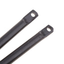 Black Metal Saddle Bag Support Bars Mounts Bracket Set for Motorcycle Motorbike