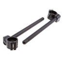 CNC Universal Motorcycle Clip On Handlebars 45mm Replacement Bars Black