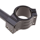 CNC Universal Motorcycle Clip On Handlebars 45mm Replacement Bars Black