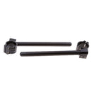 CNC Universal Motorcycle Clip On Handlebars 45mm Replacement Bars Black