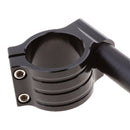 CNC Universal Motorcycle Clip On Handlebars 45mm Replacement Bars Black