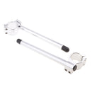 CNC Universal Motorcycle Clip On Handlebars 45mm Replacement Bars Chrome