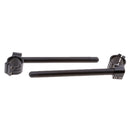 CNC Universal Motorcycle Clip On Handlebars 48mm Replacement Bars Black