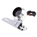 Silver Motorcycle Retro Tail Light Motorbike Brake Lamp for ATV Cafe Racer