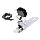 Silver Motorcycle Retro Tail Light Motorbike Brake Lamp for ATV Cafe Racer